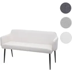 Sitzbank HWC-L13 in beige von Mendler