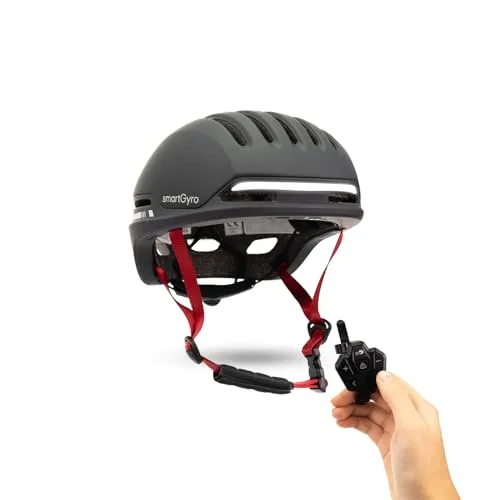 smartGyro Smart Helmet PRO – Intelligenter Fahrradhelm mit Bremslicht und Bluetooth