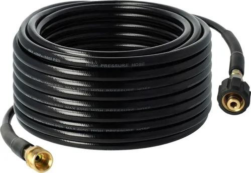 vhbw 30 m Verlängerungsschlauch kompatibel mit Kärcher K 7.20 MD T 300 (inaktiv), K 7.91 MD Hochdruckreiniger mit M22 x 1,5 Gewindeanschluss Schwarz