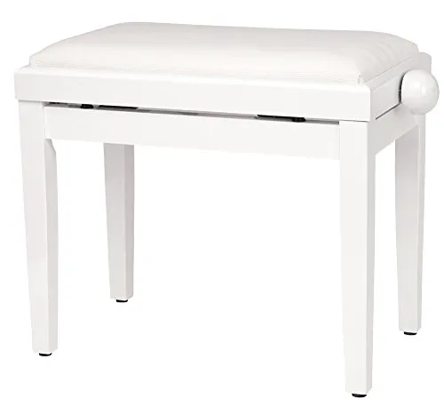 Classic Cantabile Pianobank Weiß Hochglanz von Classic Cantabile