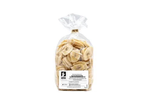 Bremer Gewürzhandel Trockenfrüchte Bananenchips, ohne Zuckerzusatz, 250 g
