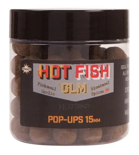Dynamite Baits Big Fish Hot Fish & GLM Pop Ups 15mm