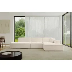 ALTDECOR Ecksofa L-Form IREA-L2-v4 Beige – Modern & Bequem - Vielseitiges Ecksofa in L-Form, ideal für platzsparende Wohnräume. Hochwertige Polsterung für optimalen Sitzkomfort und stilvolles Design, perfekt für gesellige Abende.