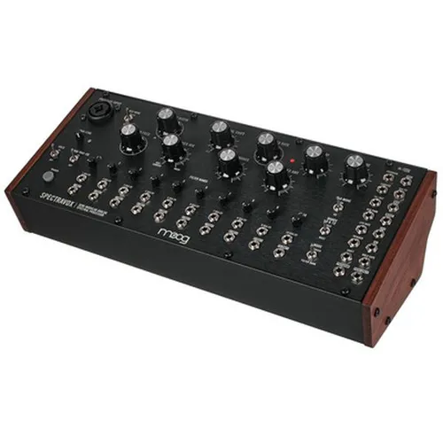 MOOG Spectravox - Semimodularer Analog Spektral-Prozessor - Tabletop-Synthesizer mit leistungsstarkem CV-Filterbank/Vocoder und flexiblem Klangformungs-Tool für kreative Soundgestaltung im Studio.