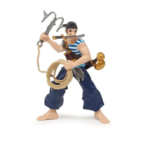 Papo 39442 Korsar mit Enterhaken 9 cm Piraten und Korsaren