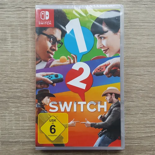 1-2-Switch für Nintendo Switch - NEU & OVP - PC- & Videospiele, interaktives Partyspiel für die ganze Familie, ideal für gesellige Abende und Spaß mit Freunden.