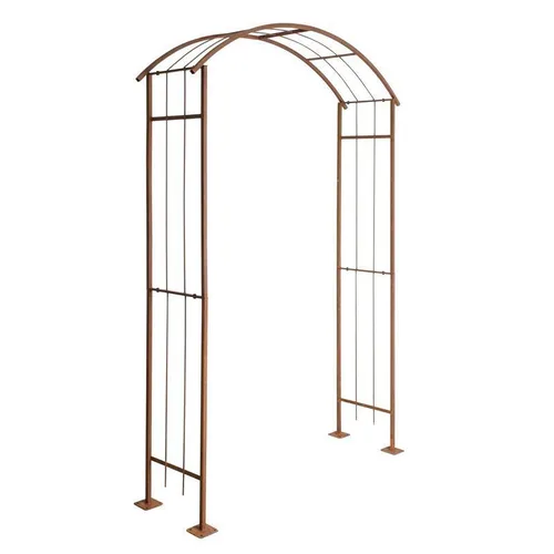 ESTEXO Rosenbogen Rankhilfe Kletterhilfe aus Rost Metall von ESTEXO