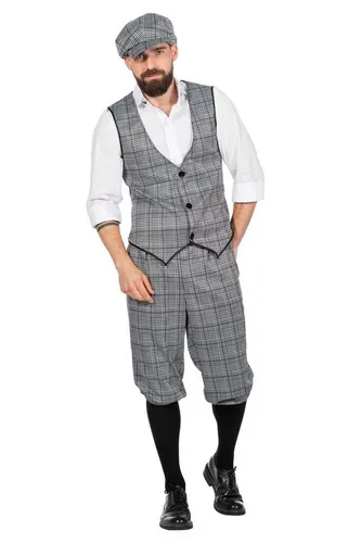 20er Jahre Peaky Blinders Herren Anzug in grau von Metamorph