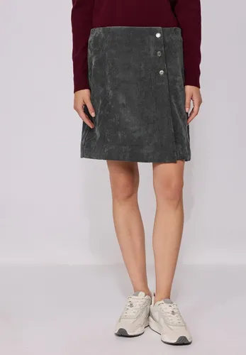 STREET ONE STUDIO Cordrock mit Knopfleiste