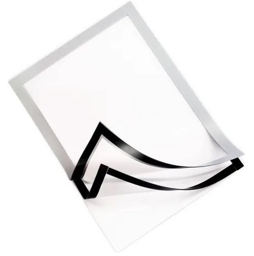 LMG Germany Magnettafel Magnetrahmen DIN A3 – selbstklebend, gerundet, mit Dokumententasche, Magnetrahmen DIN A3, selbstklebend, gerundet, Dokumententasche