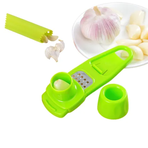 Knoblauchschäler und Knoblauchreibe