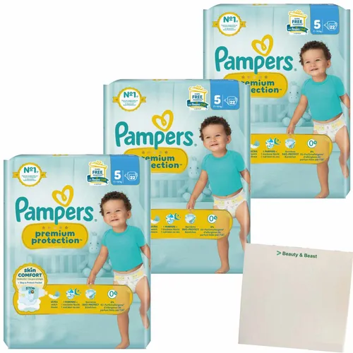 Pampers Premium Protection Gr5 Junior 11-16kg 3er Pack 3x22St Packung