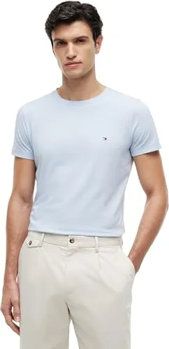 Tommy Hilfiger T-Shirt STRETCH SLIM FIT TEE von Tommy Hilfiger