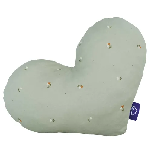 Träumeland Babykissen Kuschelkissen Herz in grün von Träumeland