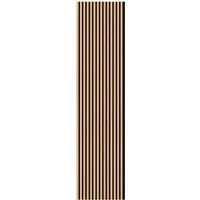 Produktbild FN Acustico Akustikplatte PET u. MDF Furniert 572,5 x 19 x 2400 mm Eiche Natur