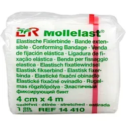 Mollelast Binden 4 cmx4 m Weiß 