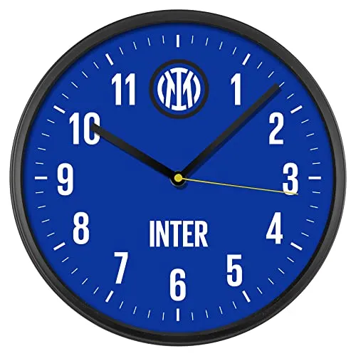 Inter Offizielles Produkt unter blauem Logo 30 cm 3 Zeiger in blau von Inter
