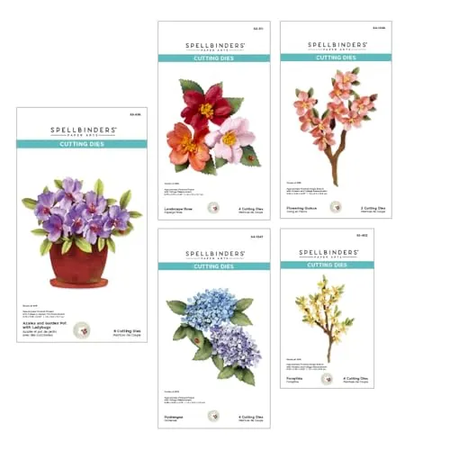 Spellbinders Susan Tierney-Cockburn BD-0865 Nature's Botanical Garden Stanzschablonen-Set aus der Nature's Botanical Garden Kollektion