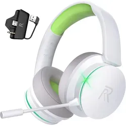 Kabelloses Gaming Headset mit Bluetooth 5.3 und ENC-Mikrofon – Weiß