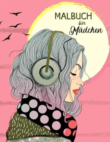 Mädchen Malbuch ab 12: Beschäftigungsbuch mit 50 einzigartigen Motiven zur Förderung der kreativen Entfaltung, Entspannung und Konzentration. Ein perfektes Geschenk für Mädchen und Teenager