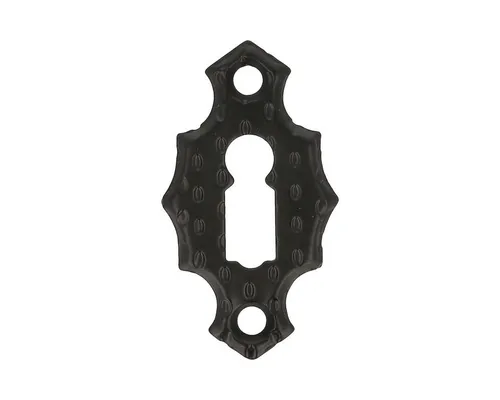 Ms Beschläge - Rosette Schmiedeeisernes Design Bb Pz Tür-möbelrosette Schlüsselrosette Schwarz Buntbart
