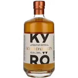 Kyrö Dark Gin 42,6% Vol. 0,5l - Premium Barrel-Aged Gin aus 100% Roggen, vegan und glutenfrei. Ideal für kreative Cocktails oder pur, mit sanften Holznoten und komplexen Botanicals.