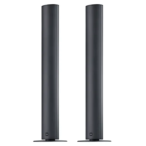 Canton 03481 CD 290.3 - Standlautsprecher Paar Eloxiert schwarz, hohe Musikbelastbarkeit bis 150 Watt für beeindruckenden Klang