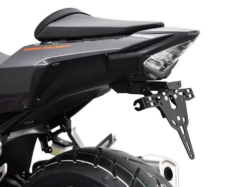 ZIEGER Kennzeichenhalter Pro für Honda CB 500 F/X/Hornet/CBR - Motorradzubehör in schwarz, inkl. Adapterplatte, Montageset und E-geprüfter Kennzeichenbeleuchtung für eine sichere und stilvolle Kennzeichenmontage.