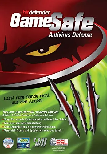 BitDefender GameSafe - Sichere Anti-Viren-Software für Gamer, schützt vor Bedrohungen ohne Performance-Einbußen auf Windows XP.