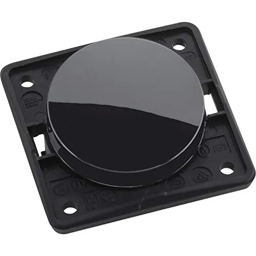 Berker 936562510 Integro Flow/Pure Wechselschalter schwarz glänzend