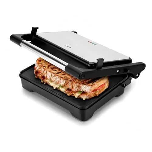 JATA JEGR1183 Doppelgrill, 1500 W, Elektrogrill mit 180°-Öffnung