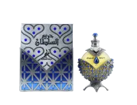 Khadlaj Hareem Al Sultan Blue Perfumed Oil 35 ml - Luxuriöses Parfümöl für Damen, 35 ml, mit einem einzigartigen, exotischen Duft, der den ganzen Tag hält und einen Hauch von Eleganz verleiht.