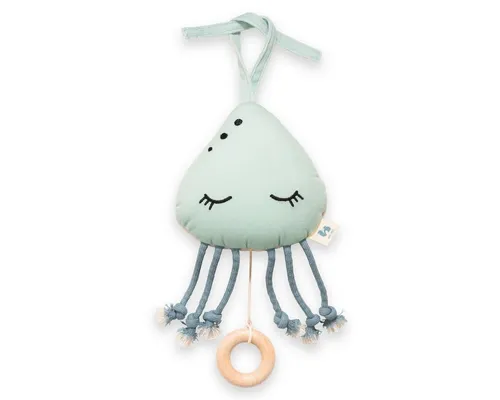 Hauck Spieluhr Cuddle N Sleep - Jellyfish, Kuscheltier mit Herausnehmbarem Spielwerk