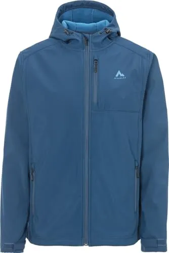McKinley Herren Watana Jacke, Gibraltar Sea/Mykono, M - Übergangsjacke mit verstellbaren Ärmeln und reflektierenden Details, bietet optimalen Schutz und Wärme für aktive Outdoor-Aktivitäten.