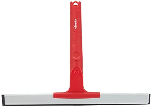 Vileda Profi Fensterwischer Abzieher - Fensterabzieher mit hochwertiger Gummilippe für streifenfreies Abziehen, ideal für glatte Flächen im Haushalt und als Duschabzieher geeignet.