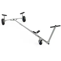 SUPROD Transportwagen Slipwagen Bootswagen Handtrailer faltbar Luft, Ø 260 mm blau|schwarz TR260-L-LU