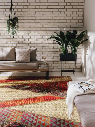 benuta Outdoorteppich Kenya, rechteckig, 5 mm Höhe, strapazierfähig - Der rechteckige Outdoorteppich Kenya von benuta kombiniert strapazierfähige Kunstfasern mit einem stilvollen Ethno-Design. Ideal für Innen- und Außenbereiche, bleibt er dank UV- und wasserbeständigen Eigenschaften farbecht und langlebig.