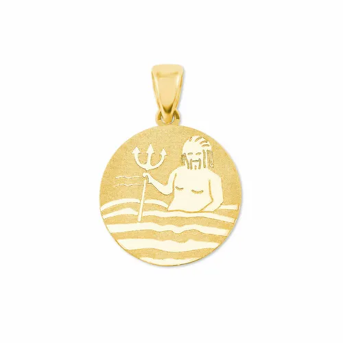 amor Unisex Echtschmuck Anhänger Gold 375 Wassermann von Amor