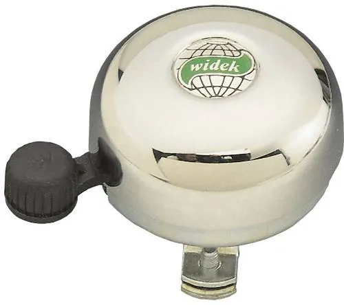 Widek Messing-Glocke Fahrradklingel Chrom - Fahrrad Sonstiges Zubehör, hochwertige Messing-Glocke mit edlem Klang für stilvolles Fahren