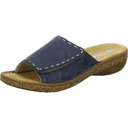 Rieker Damen-Pantolette Blau in blau von Rieker