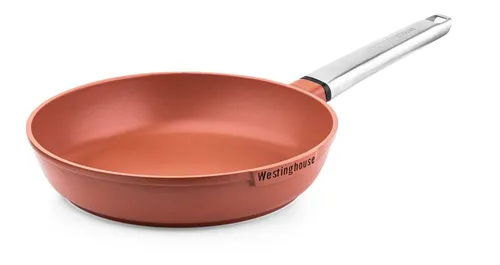 Westinghouse 24 cm Bratpfanne, alle Herdarten, Backofenfest, Cool-Touch, rot
