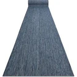 Läufer Sisal Sion Melange Dunkelblau 70x130 cm von RugsX