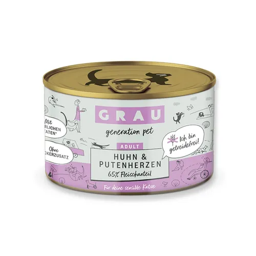 GRAU Huhn & Putenherzen