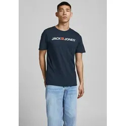 Jack & Jones T-Shirt CORP LOGO TEE blau S (48) von Jack & Jones