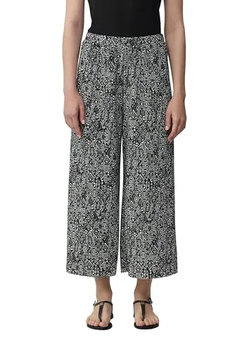 Produktbild s.Oliver Plissierte Culotte aus Jersey mit Allovermuster