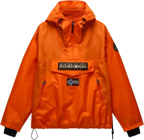 Napapijri Funktionsjacke RAINFOREST NEXT SUM - Orange mit Kapuze - Leichte Funktionsjacke in Orange, wasser- und windabweisend, ideal für Outdoor-Aktivitäten. Mit verstellbarer Kapuze und praktischen Taschen.