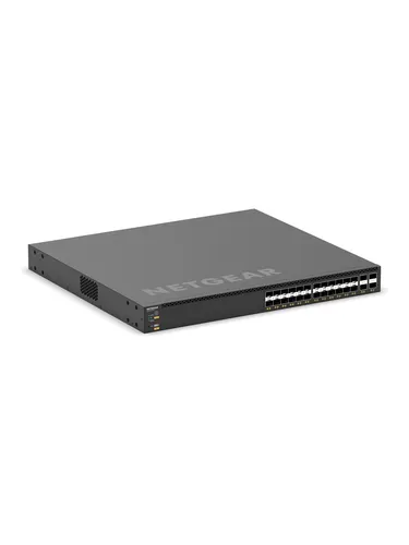 NETGEAR M4350-24F4V Switch - L3 Managed - Computersysteme und Zubehör, leistungsstarker Switch mit 24 x 10 Gigabit SFP+ und 8 x 25 Gigabit SFP28 für hohe Netzwerkgeschwindigkeiten und Rackmontage.