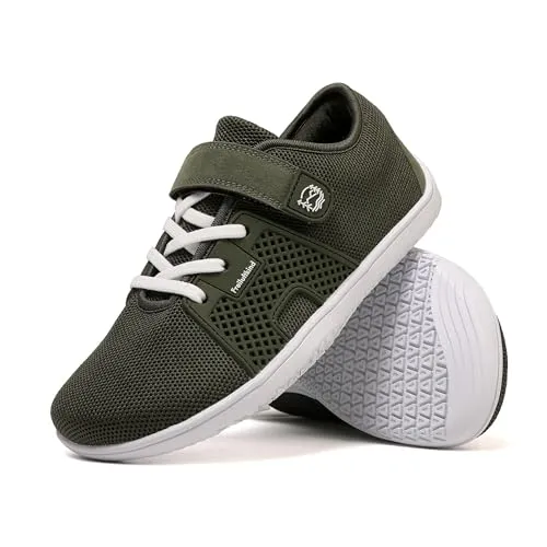 Freiluftkind Das Original Hokkaido Kids – Sneaker Barfußschuhe für Kinder (Khaki/Größe 33) - Bequeme und leichte Kinder-Barfußschuhe mit flexibler Sohle. Fördern die natürliche Fußentwicklung und bieten ein tolles Bodengefühl – ideal für aktive Kinder und ihre Abenteuer.