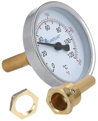 Räucher Thermometer Befestigungsmutter Räucherschrank Räucherofen 120°C Analog