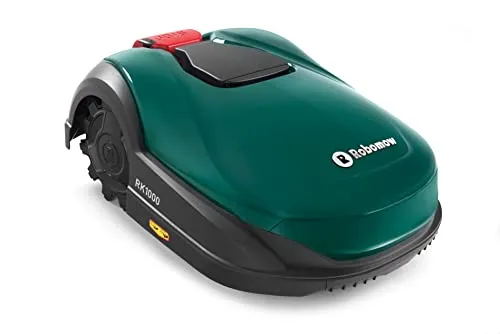 ROBOMOW RK1000 Robotermäher für 1000 qm | Intelligente App-Steuerung und selbstreinigendes Mähdeck - Mähroboter für Rasenflächen bis 1000 qm mit 21 cm Schnittbreite, Kantenmodus und bis zu 45 Grad Steigung – für einen perfekt gepflegten Rasen ohne Aufwand!